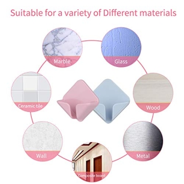 OOTSR 8-Pack Strong Adhesive Hooks for Home & Kitchen