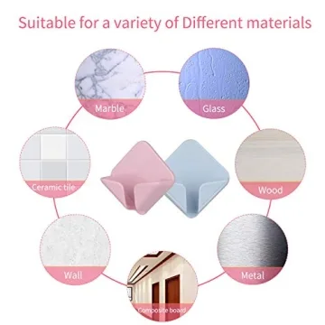 OOTSR 8-Pack Strong Adhesive Hooks for Home & Kitchen