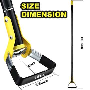 Bird Twig Stirrup Hoe Garden Tool - Hula Weeding Hoe for Gardening Long Handle Heavy Duty - 30 to 54 Inch Scuffle Hand Weed Hoe, Action Hoe for Easy Weeding