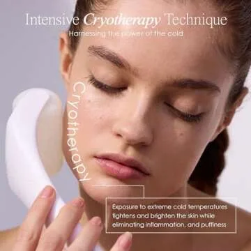 Project E Beauty Ice Roller Cold Therapy | Face Eye Body Massage Massager Under Eye Puffiness Brightening Cooling Cool Tightening Reduce Wrinkles Dark Circles Muscle Soreness Pain Relief Redness