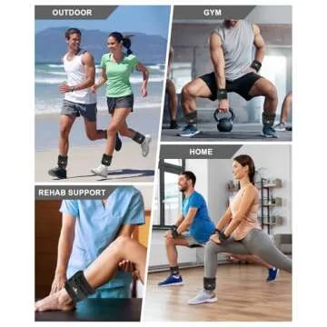 Adjustable Ankle Weights 1-12 LBS Pair for Every Fitness Enthusiast