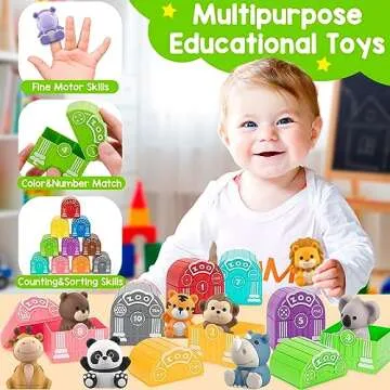 Montessori Learning Toys for 1-3 Year Olds - 20 Pcs