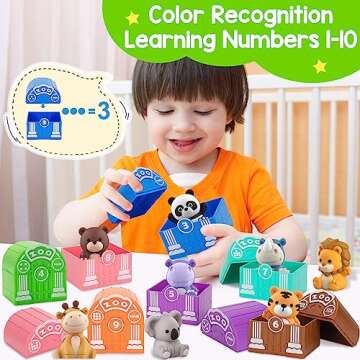Montessori Learning Toys for 1-3 Year Olds - 20 Pcs