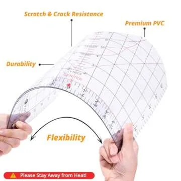HTVRONT Tshirt Ruler Guide for Perfect Vinyl Alignment