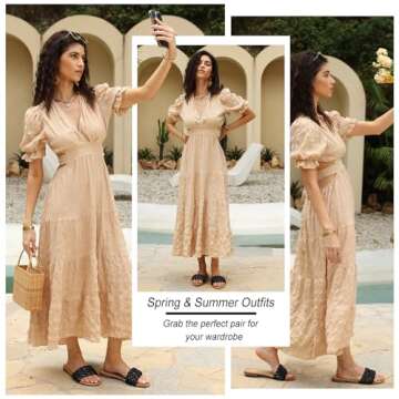 Tanamo Womens Sandals Fashion Comfortable Braided Flats Sandals Slides Round Open Toe Causal Beach 2024 Summer Dressy Black White Brown Tan Size 6-11