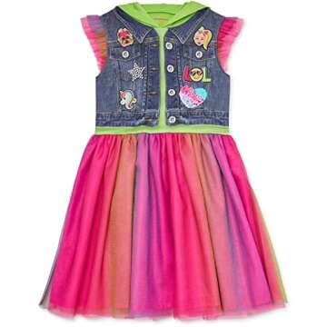 JoJo Siwa Little Girls Cosplay Costume Dress Green 7-8