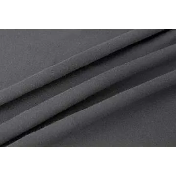 Long Sleeve Crop Tops for Women Workout Basic Clothes for Teen Ladies Fitted Slim Scoop Neck Cute Yoga Shirts (Grey, Medium)