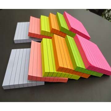 Creatiburg Sticky Note Pads for Organized Note-taking