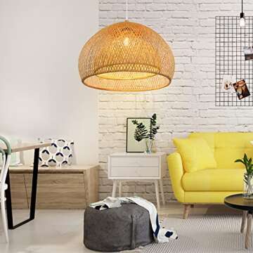 Handmade Bamboo Pendant Light - Arturesthome Chandelier