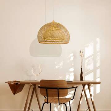 Handmade Bamboo Pendant Light - Arturesthome Chandelier