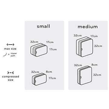 Peak Design Packing Cube Medium for Quick and Efficient Packing (Charcoal)