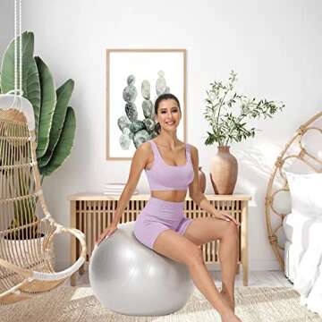 Hotexy Workout Sets for Women Active 2 Pieces Ribbed High Waisted Shorts with Seamless Sports Top Tracksuits Outfits