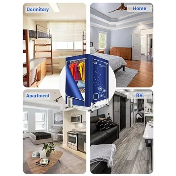 KASYDoFF 1600W Portable Clothes Dryer Rack in 3-Tier Design