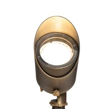 VOLT Cast Brass Top Dog Scotty 12V LED Spotlight Expansion Kit