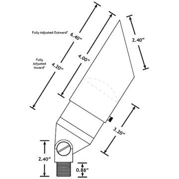 VOLT Cast Brass Top Dog Scotty 12V LED Spotlight Expansion Kit