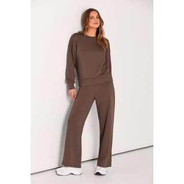 PRETTYGARDEN Women's Cozy Lounge Set for Winter Wear