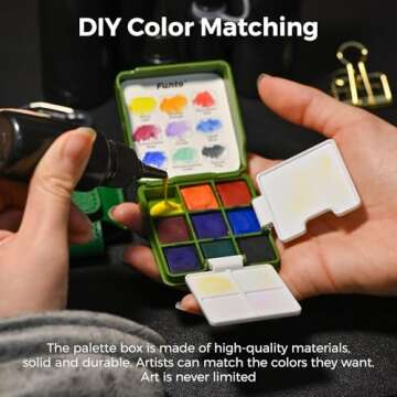 Funto Pocket Watercolor Set for Travel Artists