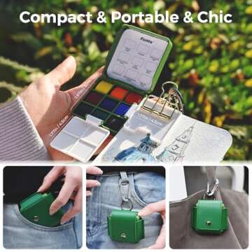 Funto Pocket Watercolor Set for Travel Artists