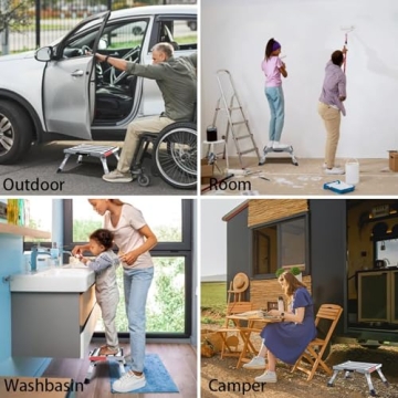 Adjustable Height RV Step Stool for Safe Access and Stability