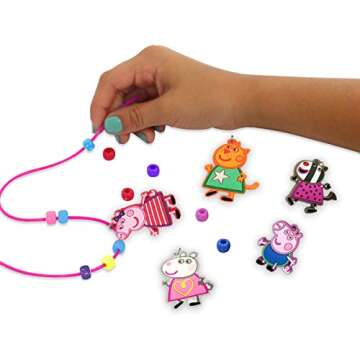 Peppa Pig Necklace Activity for Creative Young Crafters