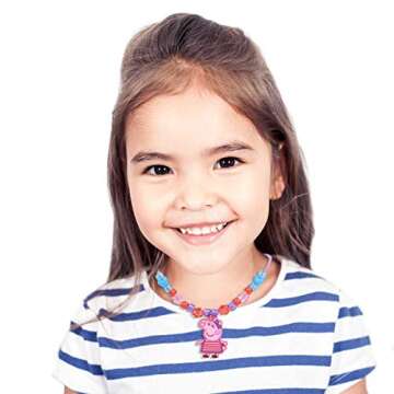 Peppa Pig Necklace Activity for Creative Young Crafters