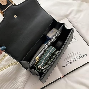 JBB Black Vegan Leather Shoulder Purse - Stylish & Versatile