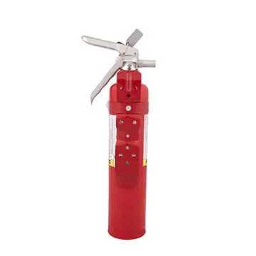 Amerex B417T, 2.5 Pound ABC Dry Chemical Class A B C Multi-Purpose 2.5 Pound Fire Extinguisher with Wall Bracket