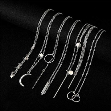 Stylish Starain 12Pcs Layered Choker Necklace Set