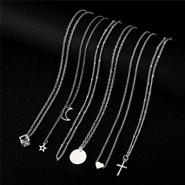 Stylish Starain 12Pcs Layered Choker Necklace Set