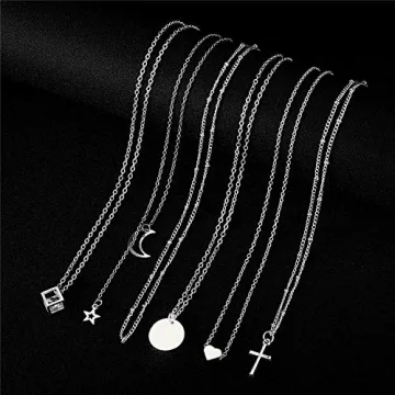 Stylish Starain 12Pcs Layered Choker Necklace Set