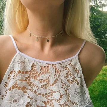 Stylish Starain 12Pcs Layered Choker Necklace Set