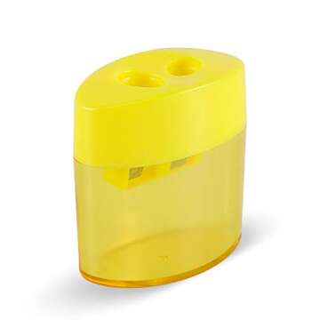 KIDMEN 2 Holes Pencil Sharpeners for Kids - 12 Pack