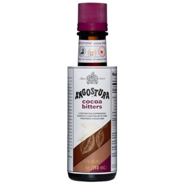 Angostura Cocoa Bitters - Premium Cocktail Enhancer, Kosher Certified, 4 FL OZ