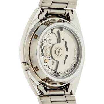 Seiko Men's SNXS73K 5 Stainless Steel Siver Dial Watch