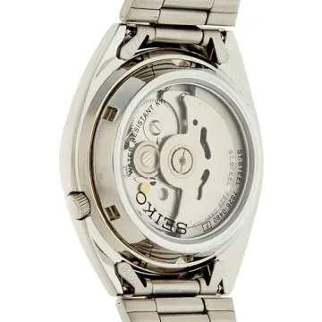 Seiko Men's SNXS73K 5 Stainless Steel Siver Dial Watch