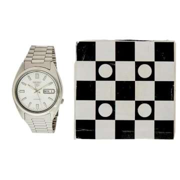 Seiko Men's SNXS73K 5 Stainless Steel Siver Dial Watch