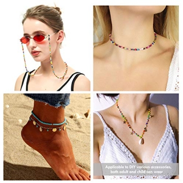 Versatile PHOGARY 9000pcs Glass Seed Beads Kit for Crafts