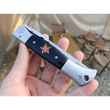 Finka-NKVD KGB Folding Knife with X12M Steel Blade