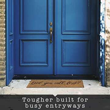 MAINEVENT Did You Call First Doormat 50x15 Inch, Funny Long Door Mat, Large Welcome Mat Outdoor, Did...