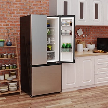 Galanz 16 Cu Ft French Door Refrigerator - Sleek & Efficient