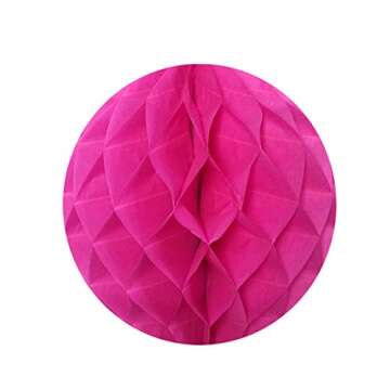 Wrapables 12" Set of 3 Tissue Honeycomb Ball Party Decorations for Weddings, Birthday Parties, Baby ...