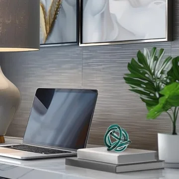 Orbit Glass Knot Decor Ball - Stunning 3 Inch Teal Sculpture