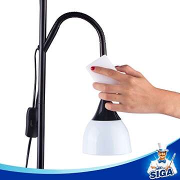 MR.SIGA Multi-Functional Eraser Sponge, Magic Cleaning Pads for Kitchen Household Cleaning, 48 Count, Size 3.1" x 2" x 1"