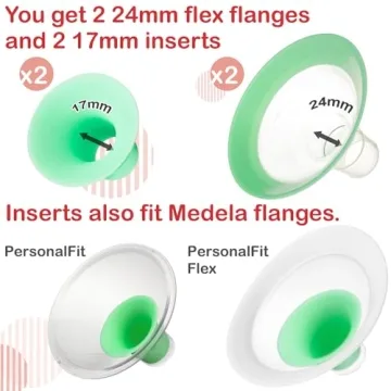 NENESUPPLY Flange Inserts & Flex Flanges for Lansinoh