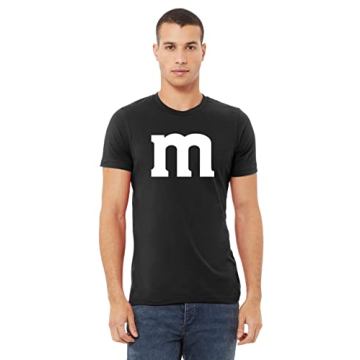 Funny Men's Halloween Team Costume T-Shirt in Black