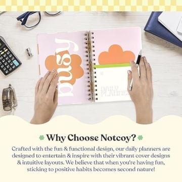 Daily Planner Organizer Notebook for Creative Productivity