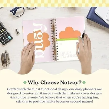 Daily Planner Organizer Notebook for Creative Productivity