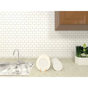 LONGKING Peel Stick Backsplash Tile Easy DIY Kitchen Upgrade