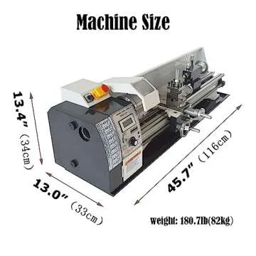 INTBUYING 8"x32" Metal Lathe Machine for Precision Work