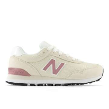 New Balance Women's 515 V3 Sneaker, Linen/Rosewood/White, 9.5